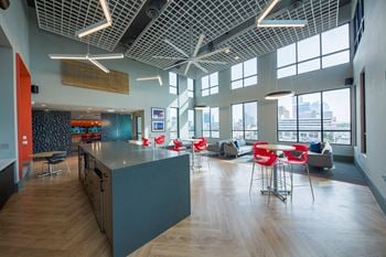 Lofts at jefferson station clubroom